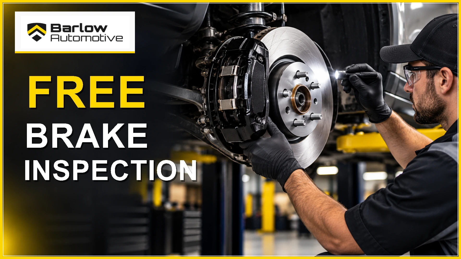 Barlow Automotive: free brake inspection.
